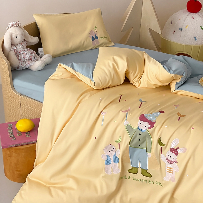 91家纺网 家纺一手货源 找家纺 宝贝优选 2026新款100支澳棉纯棉幼儿园学生三件套多件套 梦想王子