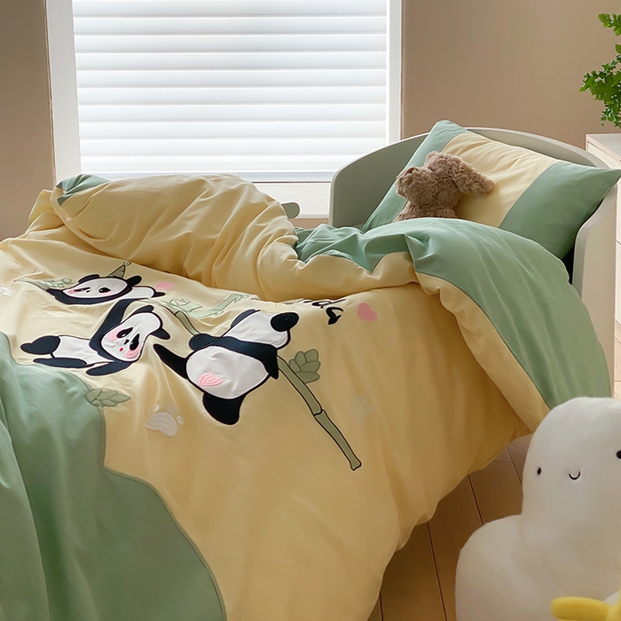 91家纺网 家纺一手货源 找家纺 （总）宝贝优选 2026新款全棉水洗棉幼儿园学生三件套多件套