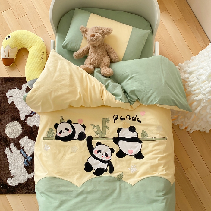 91家纺网 家纺一手货源 找家纺 （总）宝贝优选 2026新款全棉水洗棉幼儿园学生三件套多件套