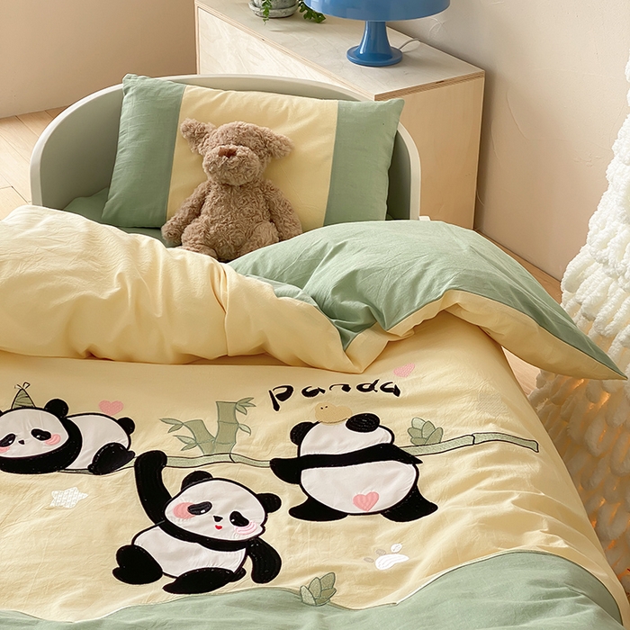 91家纺网 家纺一手货源 找家纺 （总）宝贝优选 2026新款全棉水洗棉幼儿园学生三件套多件套