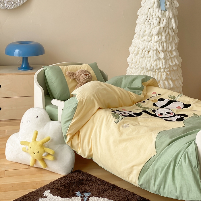 91家纺网 家纺一手货源 找家纺 （总）宝贝优选 2026新款全棉水洗棉幼儿园学生三件套多件套