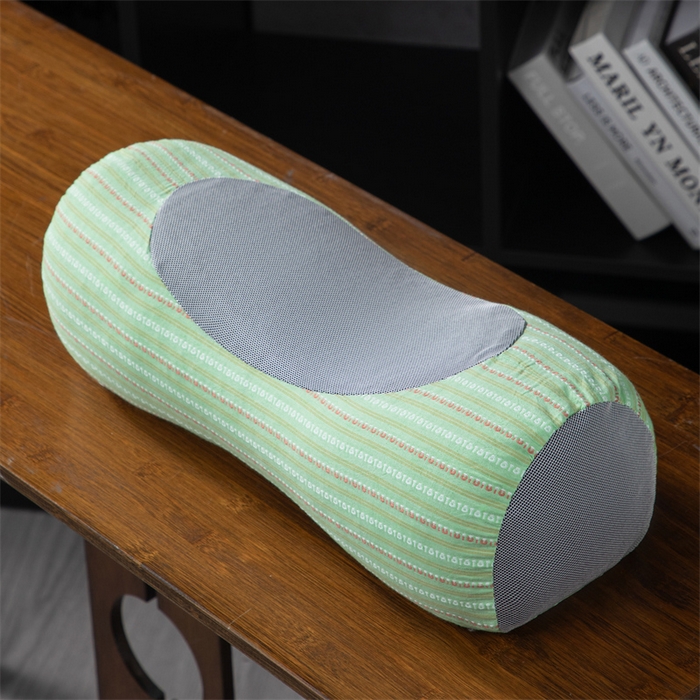 91家纺网 家纺一手货源 找家纺 （总）仁宇枕业 2026新款新品全棉色织提花水洗棉元宝护颈椎全荞麦枕头枕芯