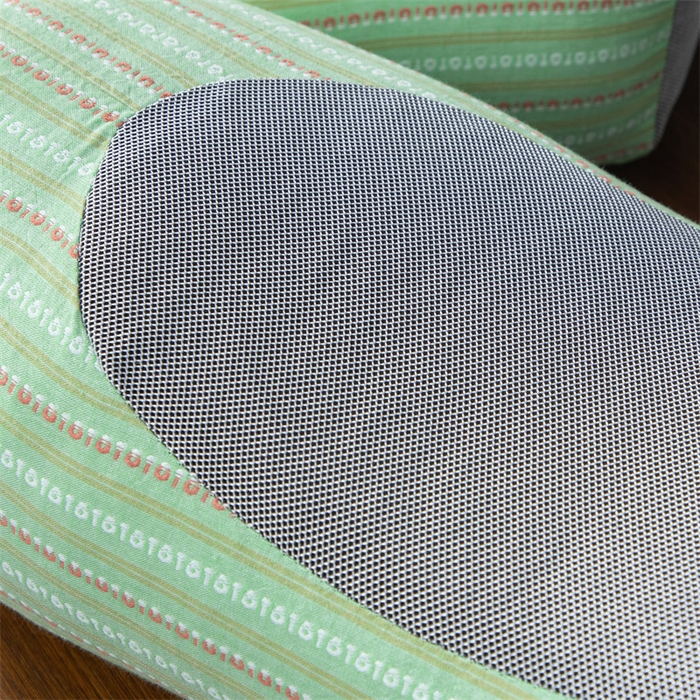 91家纺网 家纺一手货源 找家纺 仁宇枕业 2026新款新品全棉色织提花水洗棉元宝护颈椎全荞麦枕头枕芯 元宝荞麦枕-深绿色