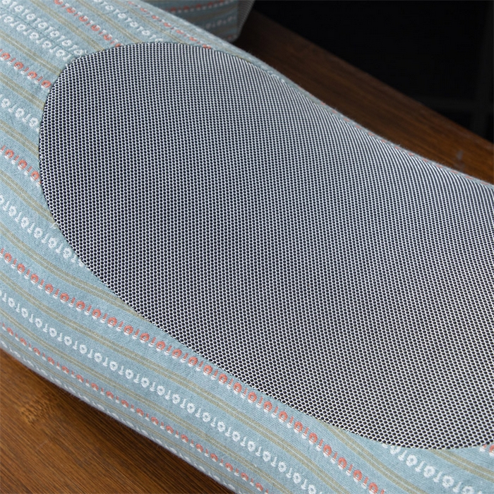 91家纺网 家纺一手货源 找家纺 仁宇枕业 2026新款新品全棉色织提花水洗棉元宝护颈椎全荞麦枕头枕芯 元宝荞麦枕-蓝绿色