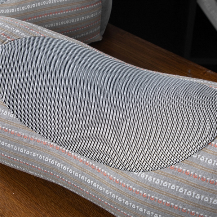 91家纺网 家纺一手货源 找家纺 仁宇枕业 2026新款新品全棉色织提花水洗棉元宝护颈椎全荞麦枕头枕芯 元宝荞麦枕-灰咖色