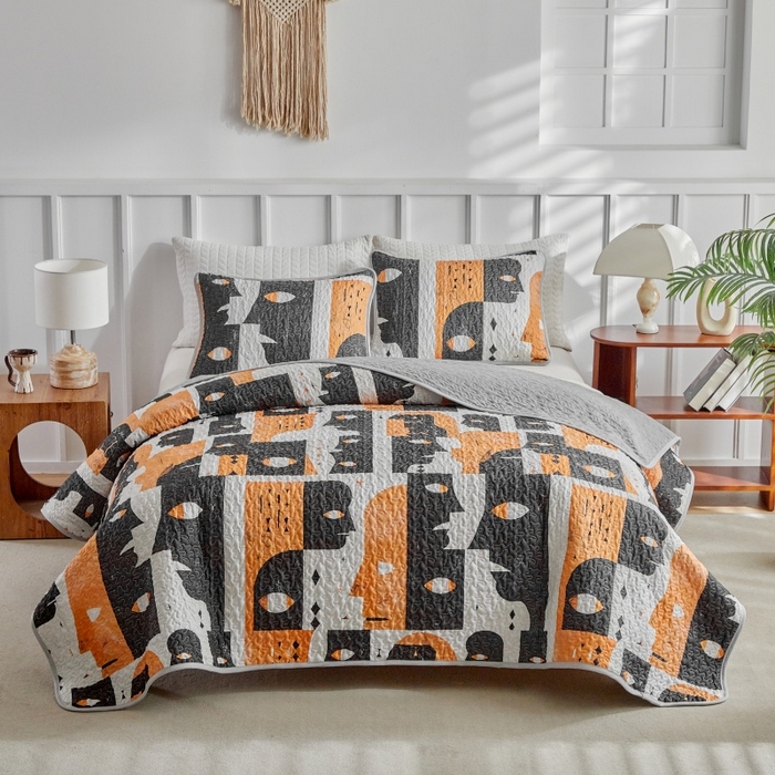 91家纺网 家纺一手货源 找家纺 （总）温宁家纺 2026新款印花床盖第二批跨境，外贸，亚马逊，shein，temu