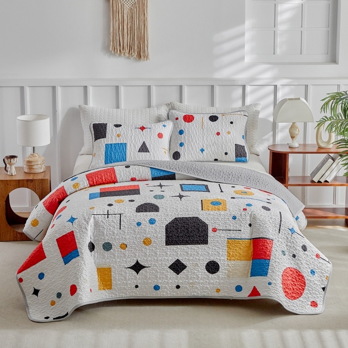 91家纺网 家纺一手货源 找家纺 （总）温宁家纺 2026新款印花床盖第二批跨境，外贸，亚马逊，shein，temu