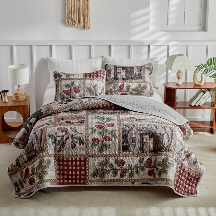 91家纺网 家纺一手货源 找家纺 （总）温宁家纺 2026新款印花床盖第二批跨境，外贸，亚马逊，shein，temu