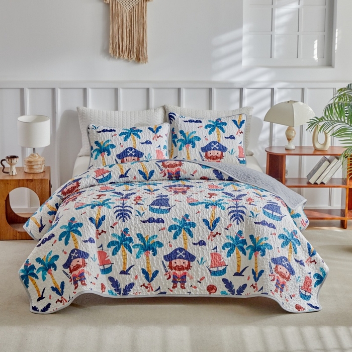 91家纺网 家纺一手货源 找家纺 （总）温宁家纺 2026新款印花床盖第二批跨境，外贸，亚马逊，shein，temu