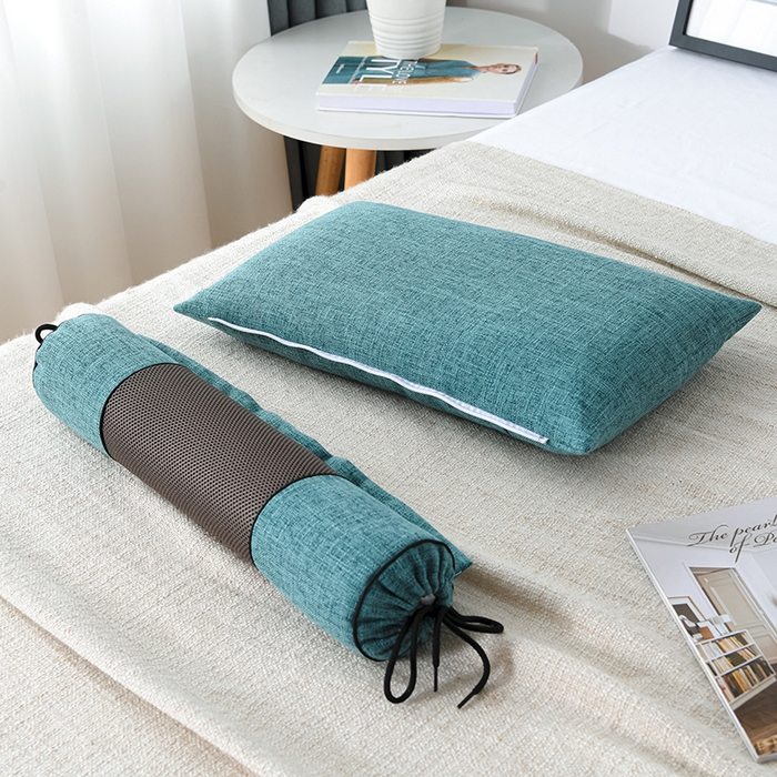 91家纺网 家纺一手货源 找家纺 （总）仁宇枕业 2026新款新品枕头枕芯多功能组合式仿麻全荞麦护颈枕头枕芯