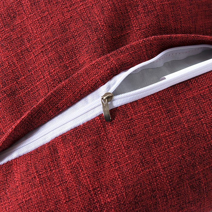 91家纺网 家纺一手货源 找家纺 仁宇枕业 2026新款新品枕头枕芯多功能组合式仿麻全荞麦护颈枕头枕芯 组合仿麻布枕红色