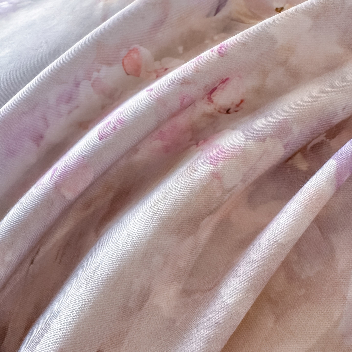 91家纺网 家纺一手货源 找家纺 启航家居 2026新款全棉纯棉数码印花四件套（控价198） 斐色紫