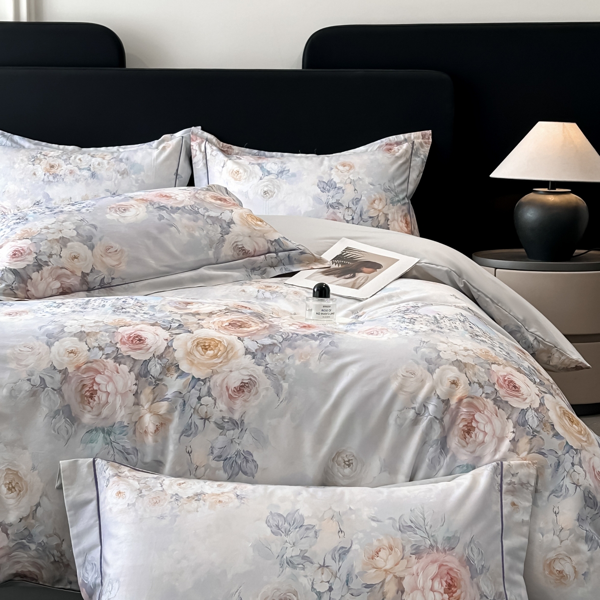 91家纺网 家纺一手货源 找家纺 启航家居 2026新款全棉纯棉数码印花四件套（控价198） 奇薇城堡兰