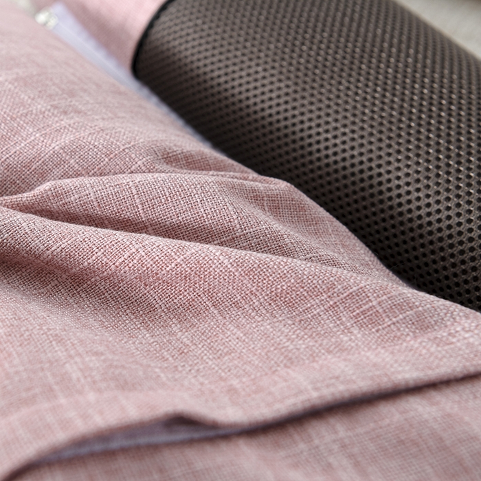 91家纺网 家纺一手货源 找家纺 仁宇枕业 2026新款新品枕头枕芯多功能组合式仿麻全荞麦护颈枕头枕芯 组合仿麻布枕粉色