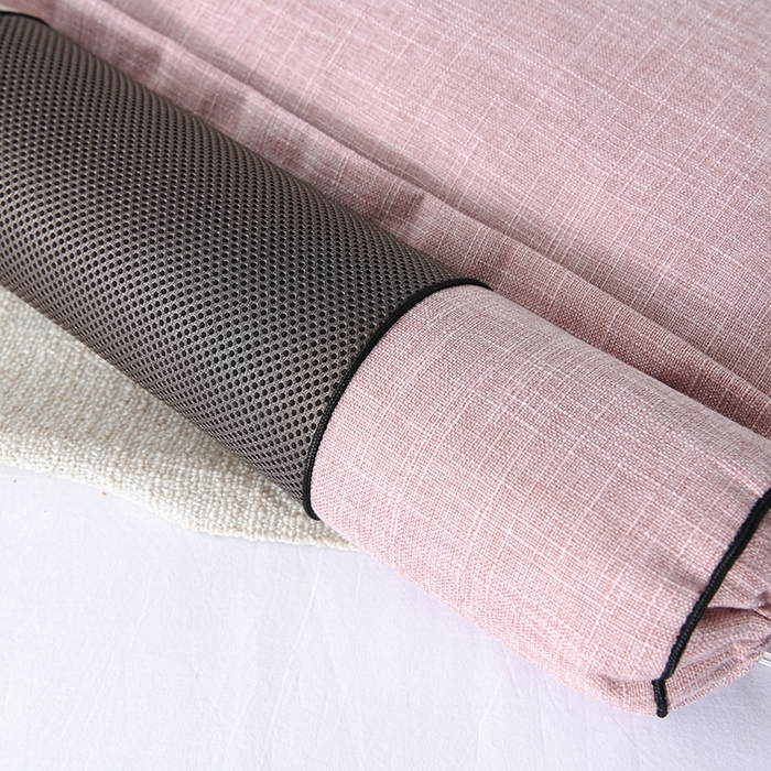 91家纺网 家纺一手货源 找家纺 仁宇枕业 2026新款新品枕头枕芯多功能组合式仿麻全荞麦护颈枕头枕芯 组合仿麻布枕粉色