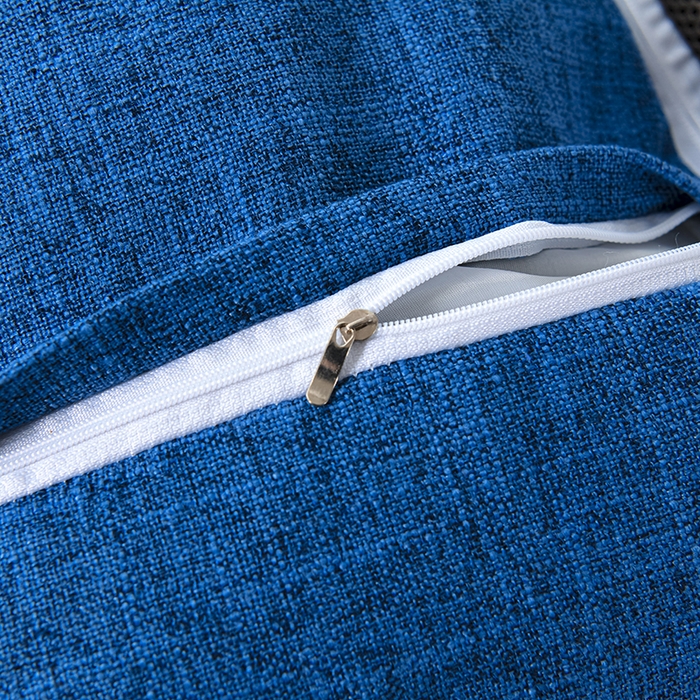 91家纺网 家纺一手货源 找家纺 仁宇枕业 2026新款新品枕头枕芯多功能组合式仿麻全荞麦护颈枕头枕芯 组合仿麻布枕蓝色