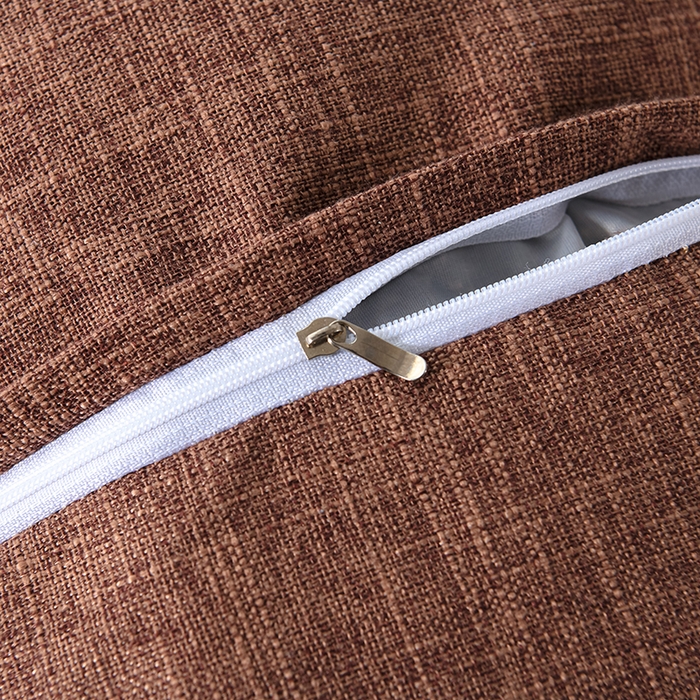 91家纺网 家纺一手货源 找家纺 仁宇枕业 2026新款新品枕头枕芯多功能组合式仿麻全荞麦护颈枕头枕芯 组合仿麻布枕咖色