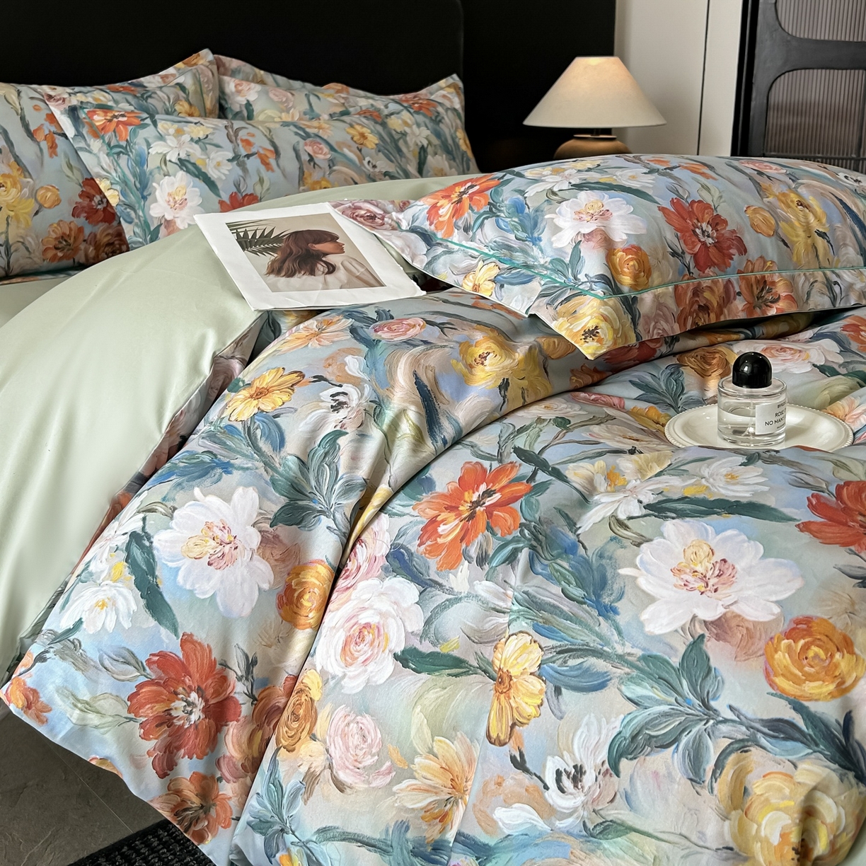 91家纺网 家纺一手货源 找家纺 （总）启航家居 2026新款全棉纯棉数码印花四件套（控价198）