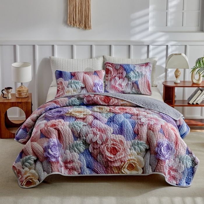 91家纺网 家纺一手货源 找家纺 （总）温宁家纺 2026新款印花床盖第二批跨境，外贸，亚马逊，shein，temu