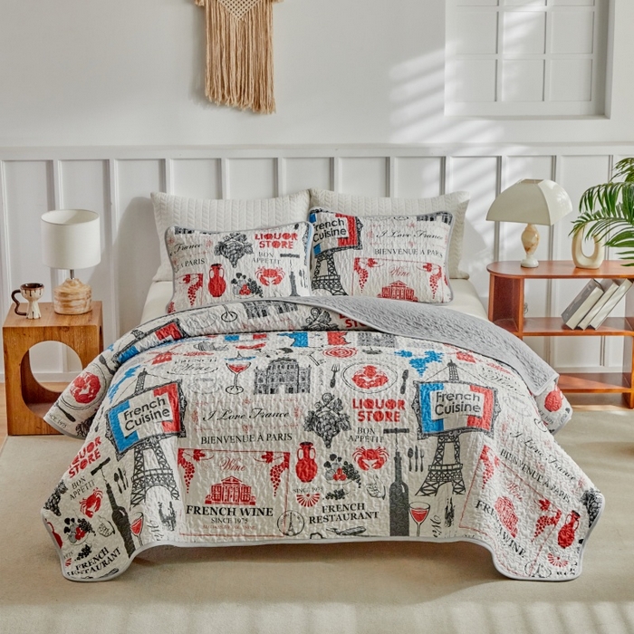 91家纺网 家纺一手货源 找家纺 （总）温宁家纺 2026新款印花床盖第二批跨境，外贸，亚马逊，shein，temu