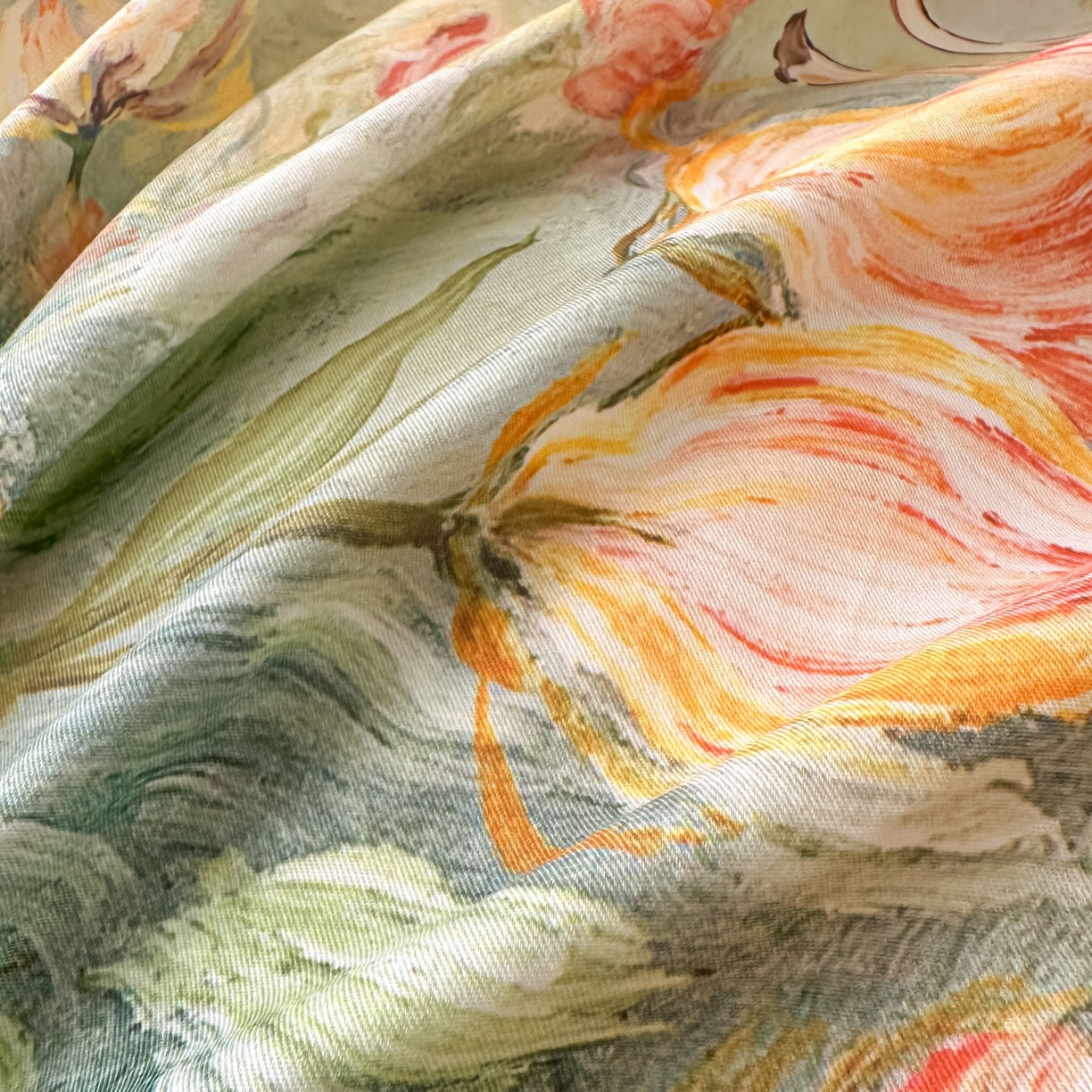 91家纺网 家纺一手货源 找家纺 启航家居 2026新款全棉纯棉数码印花四件套（控价198） 无茵之境绿