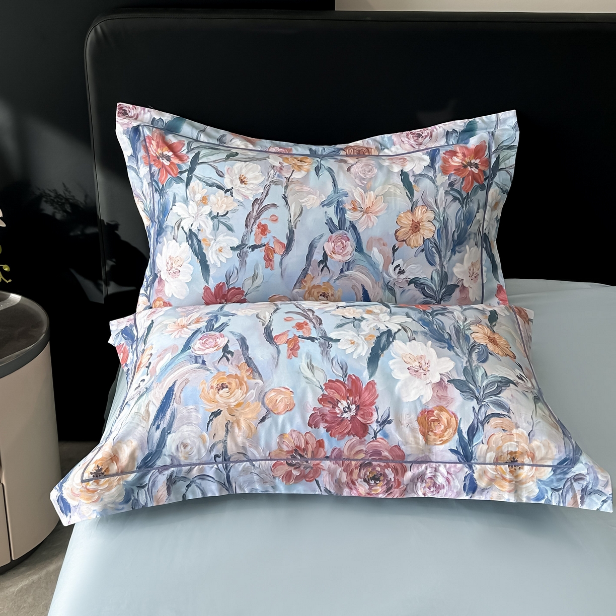 91家纺网 家纺一手货源 找家纺 启航家居 2026新款全棉纯棉数码印花四件套（控价198） 幻梦之舞兰