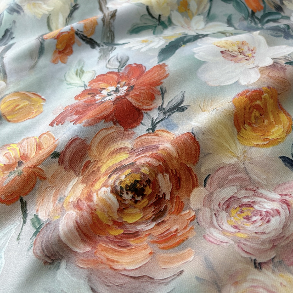 91家纺网 家纺一手货源 找家纺 启航家居 2026新款全棉纯棉数码印花四件套（控价198） 幻梦之舞绿