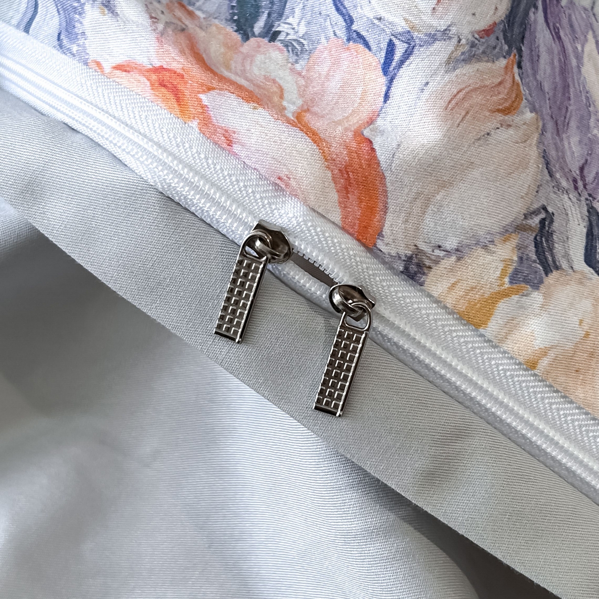 91家纺网 家纺一手货源 找家纺 启航家居 2026新款全棉纯棉数码印花四件套（控价198） 木浔与森紫