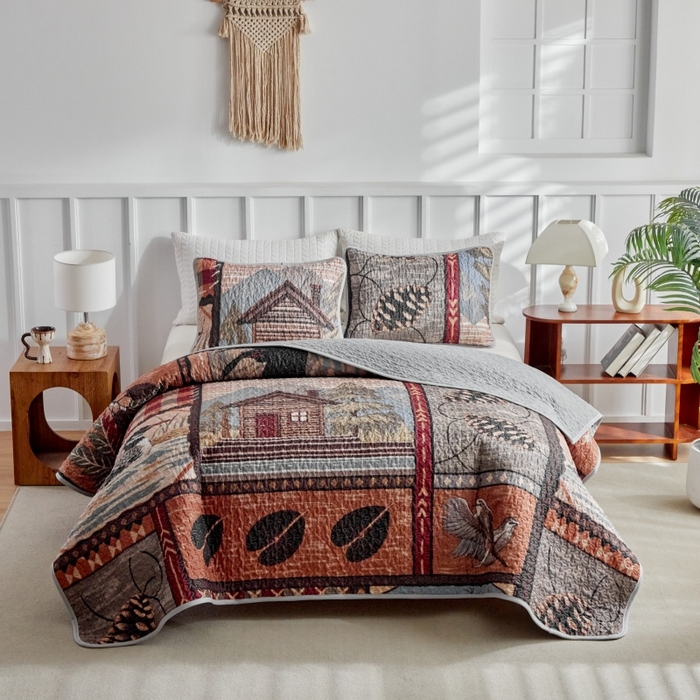 91家纺网 家纺一手货源 找家纺 （总）温宁家纺 2026新款印花床盖第二批跨境，外贸，亚马逊，shein，temu