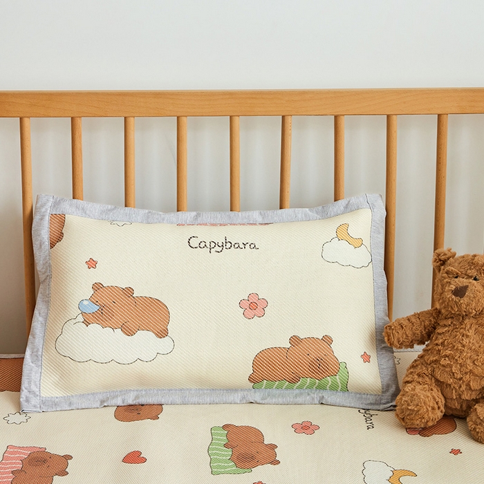 91家纺网 家纺一手货源 找家纺 （总）嗨生活 2026年新款600D冰藤凉席儿童婴儿床凉席 幼儿园凉席 拼床凉席（可定做）