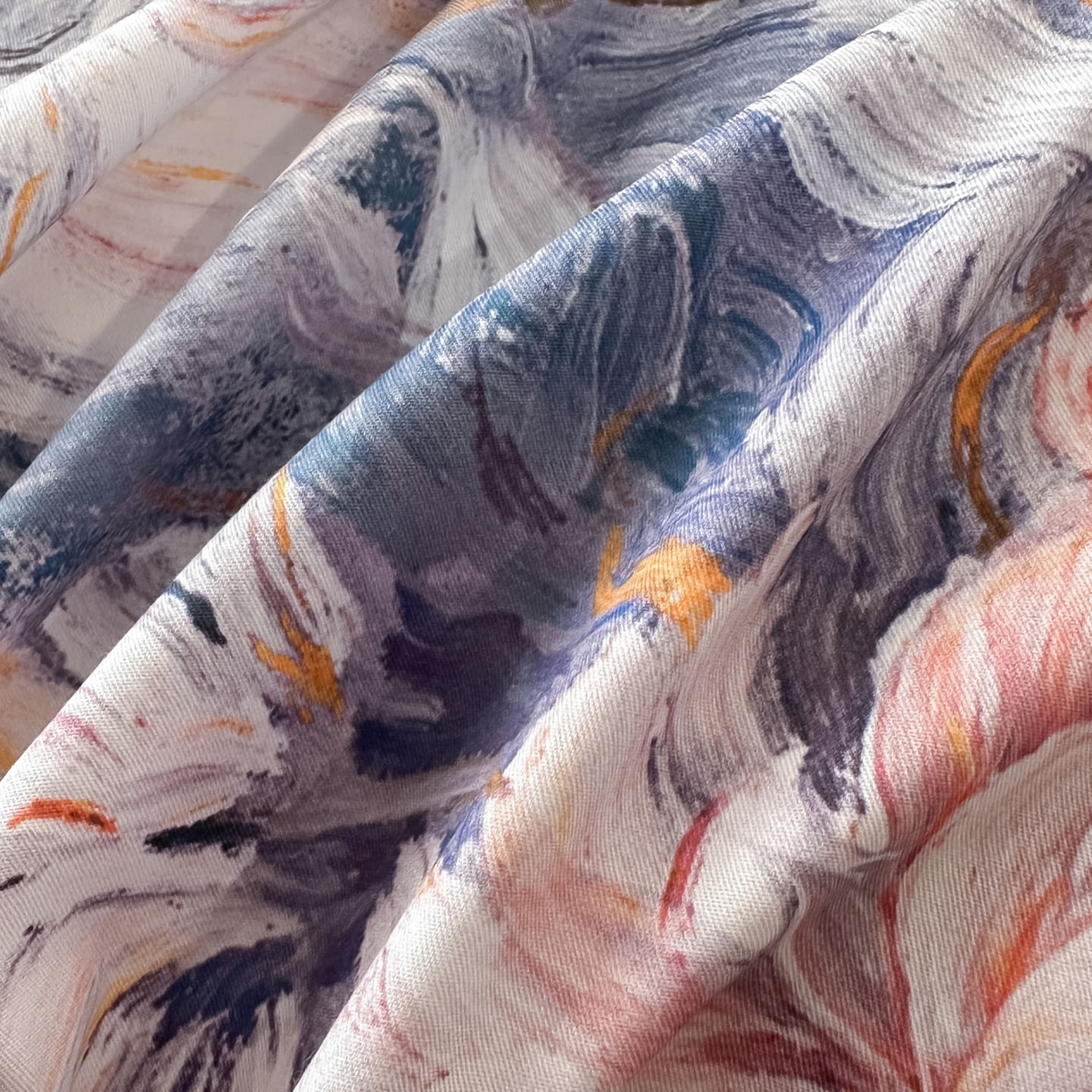 91家纺网 家纺一手货源 找家纺 启航家居 2026新款全棉纯棉数码印花四件套（控价198） 无茵之境紫