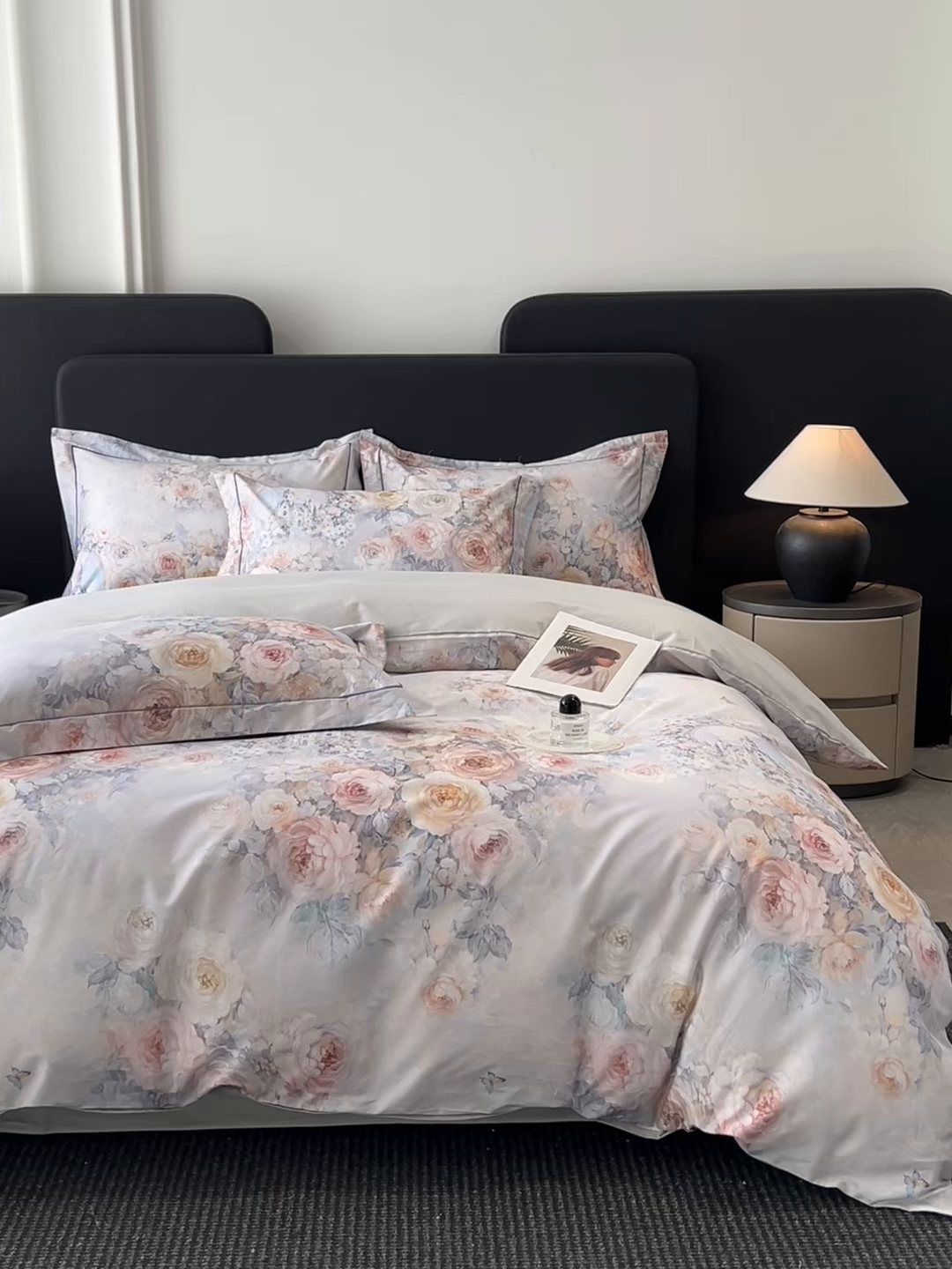 91家纺网 家纺一手货源 找家纺 启航家居 2026新款全棉纯棉数码印花四件套（控价198） 奇薇城堡兰