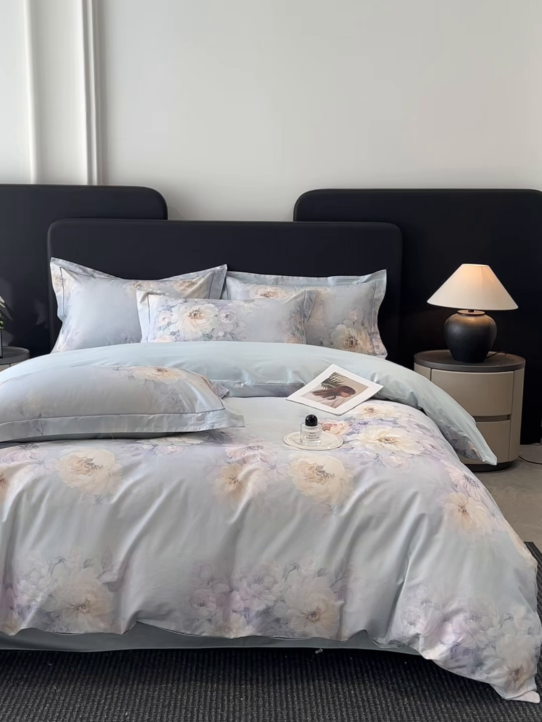 91家纺网 家纺一手货源 找家纺 启航家居 2026新款全棉纯棉数码印花四件套（控价198） 栖茜岛兰