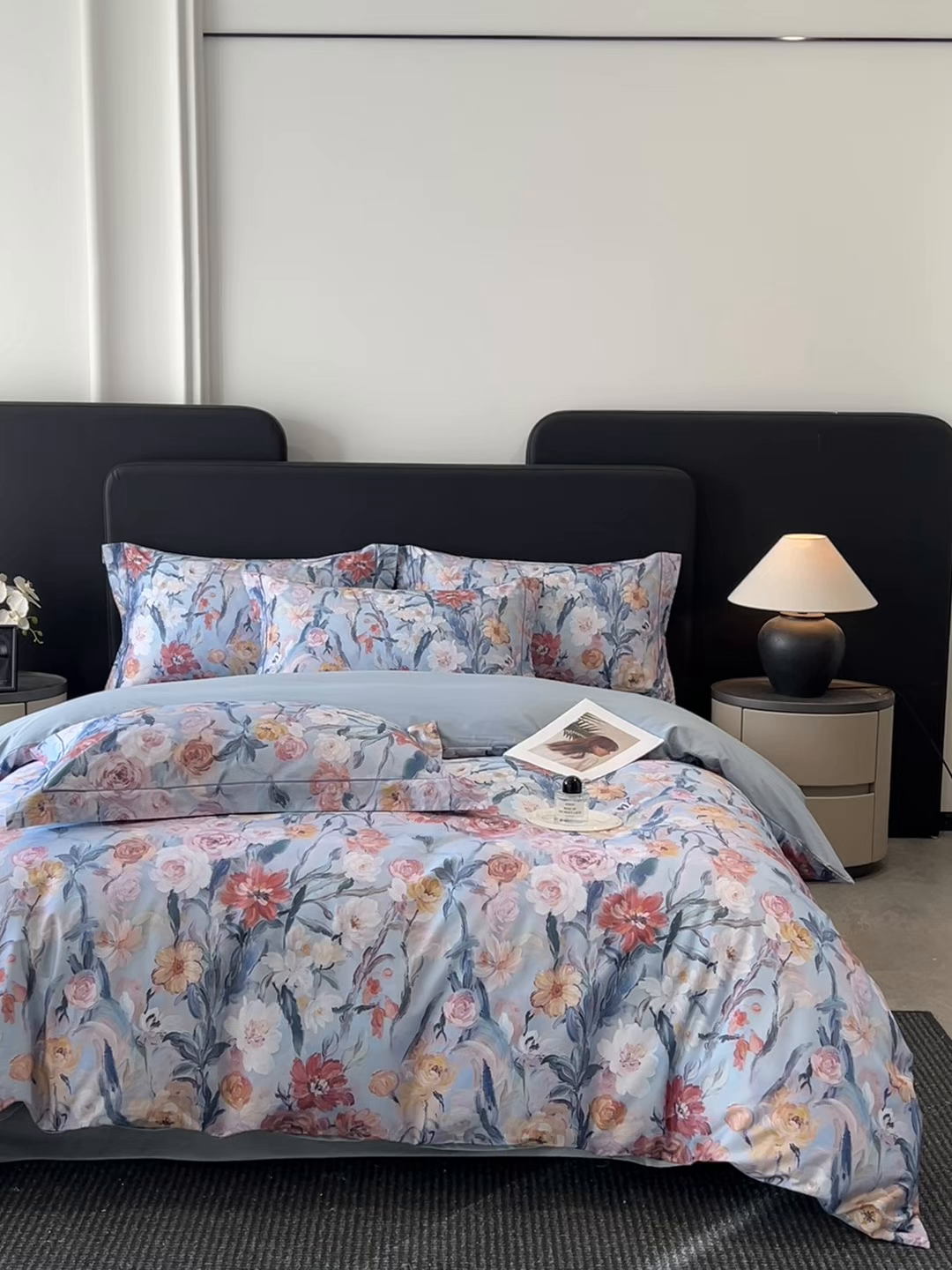 91家纺网 家纺一手货源 找家纺 启航家居 2026新款全棉纯棉数码印花四件套（控价198） 幻梦之舞兰