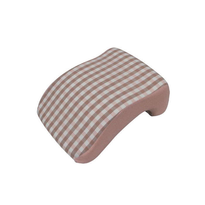 仁宇枕业 2026新款新品枕头枕芯全棉色织水洗棉枕芯学生儿童幼儿园午睡午休枕头枕芯 无印风午睡枕-格子咖