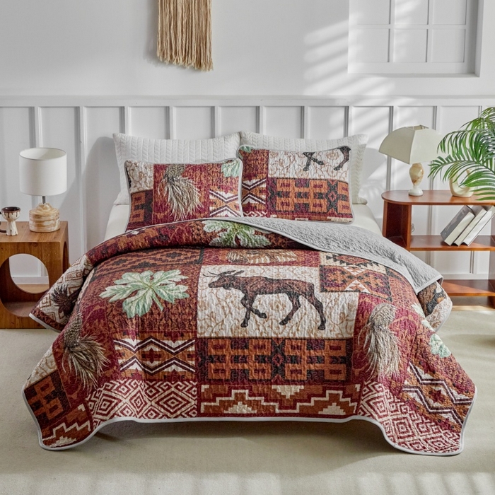 91家纺网 家纺一手货源 找家纺 （总）温宁家纺 2026新款印花床盖第二批跨境，外贸，亚马逊，shein，temu