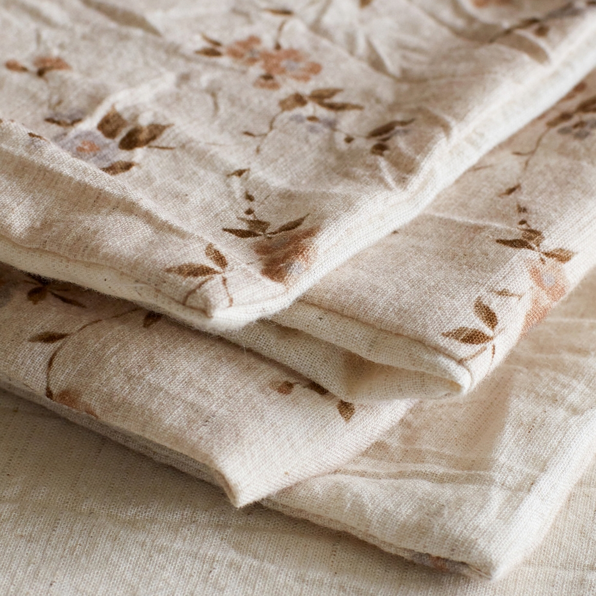 91家纺网 家纺一手货源 找家纺 由丽家纺 2026新款法式复古风棉麻绑带款四件套 绿野仙踪