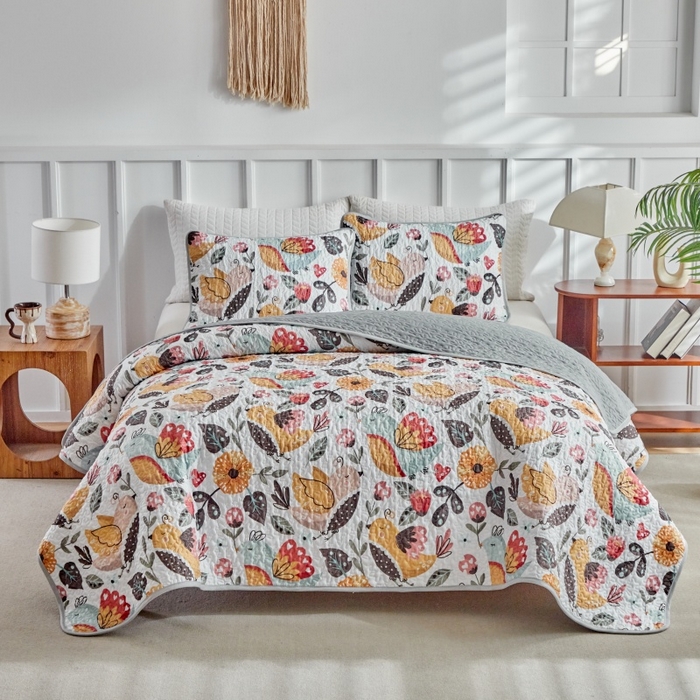 91家纺网 家纺一手货源 找家纺 （总）温宁家纺 2026新款印花床盖第二批跨境，外贸，亚马逊，shein，temu