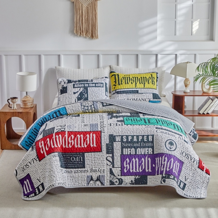 91家纺网 家纺一手货源 找家纺 （总）温宁家纺 2026新款印花床盖第二批跨境，外贸，亚马逊，shein，temu