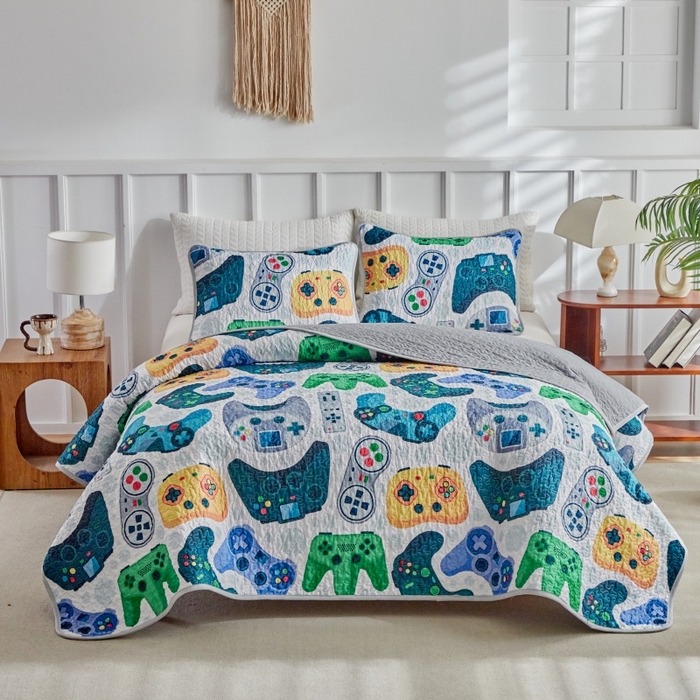 91家纺网 家纺一手货源 找家纺 （总）温宁家纺 2026新款印花床盖第二批跨境，外贸，亚马逊，shein，temu