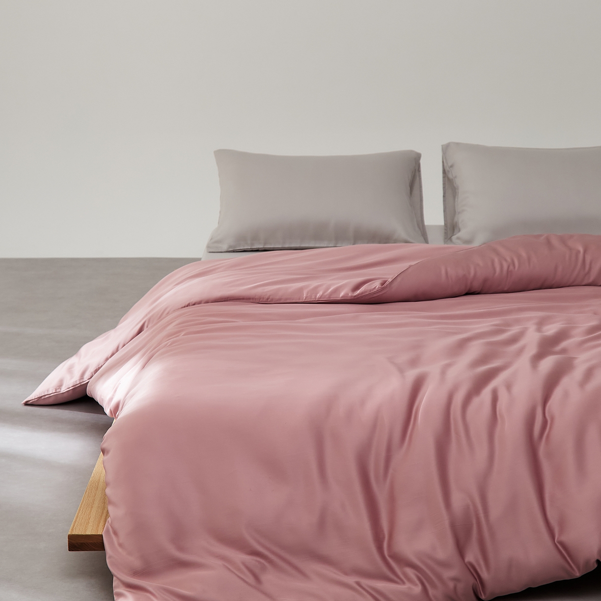 91家纺网 家纺一手货源 找家纺 （总）优彩 2026新款60支兰精天丝单品枕套床单被套床笠系列-单被套