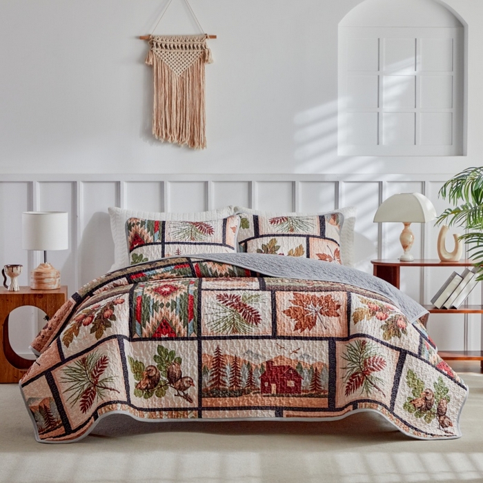 91家纺网 家纺一手货源 找家纺 （总）温宁家纺 2026新款印花床盖第二批跨境，外贸，亚马逊，shein，temu