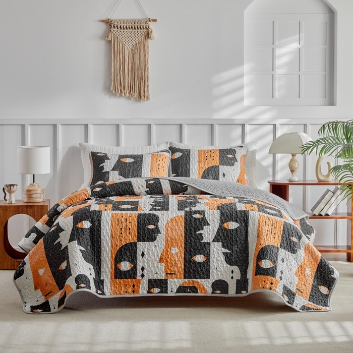 91家纺网 家纺一手货源 找家纺 （总）温宁家纺 2026新款印花床盖第二批跨境，外贸，亚马逊，shein，temu