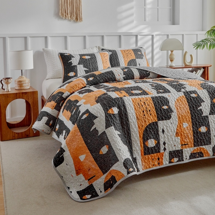 91家纺网 家纺一手货源 找家纺 （总）温宁家纺 2026新款印花床盖第二批跨境，外贸，亚马逊，shein，temu