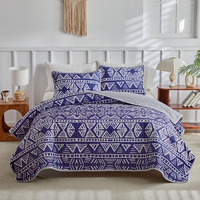 91家纺网 家纺一手货源 找家纺 （总）温宁家纺 2026新款印花床盖第二批跨境，外贸，亚马逊，shein，temu