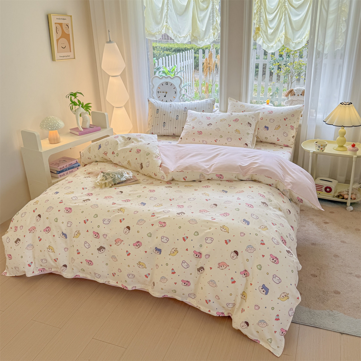 91家纺网 家纺一手货源 找家纺 （总）优眠坊 2026春夏新款全棉印花四件套单品系列-单被套（预留缩水率）