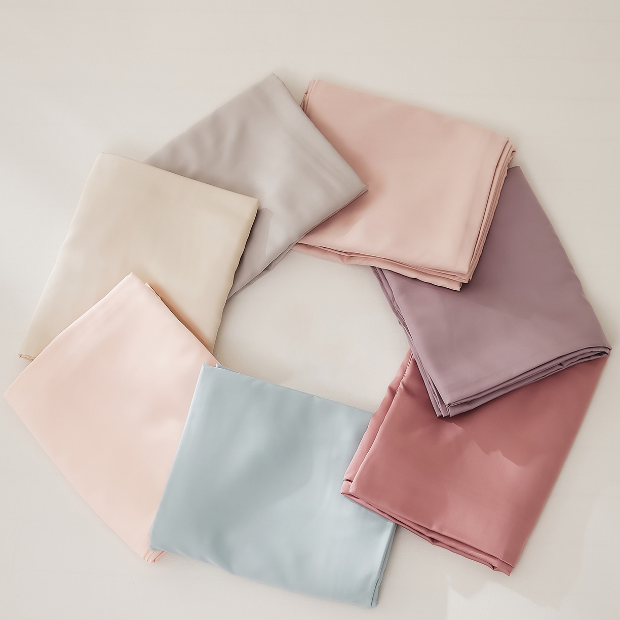 91家纺网 家纺一手货源 找家纺 优彩 2026新款60支兰精天丝单品枕套床单被套床笠系列-单被套 All