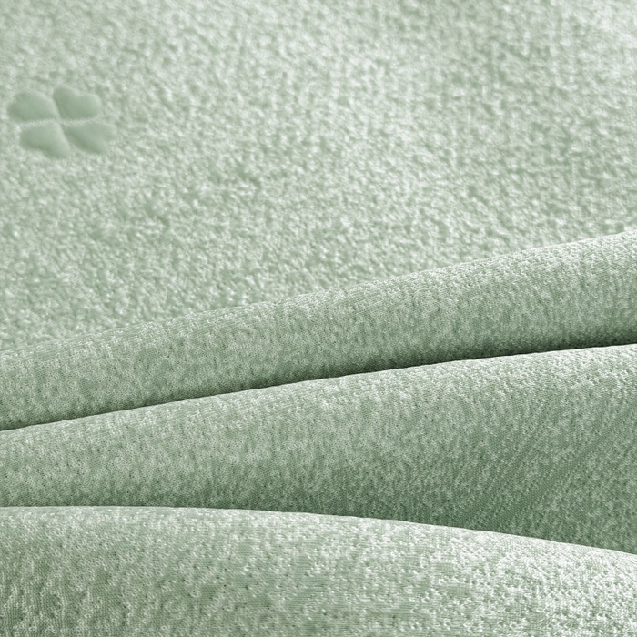 91家纺网 家纺一手货源 找家纺 绒艺席业 2026年新款立体浮雕工艺正宗凉感豆豆席凉席席子-床笠款 豆豆彩蝶-绿色