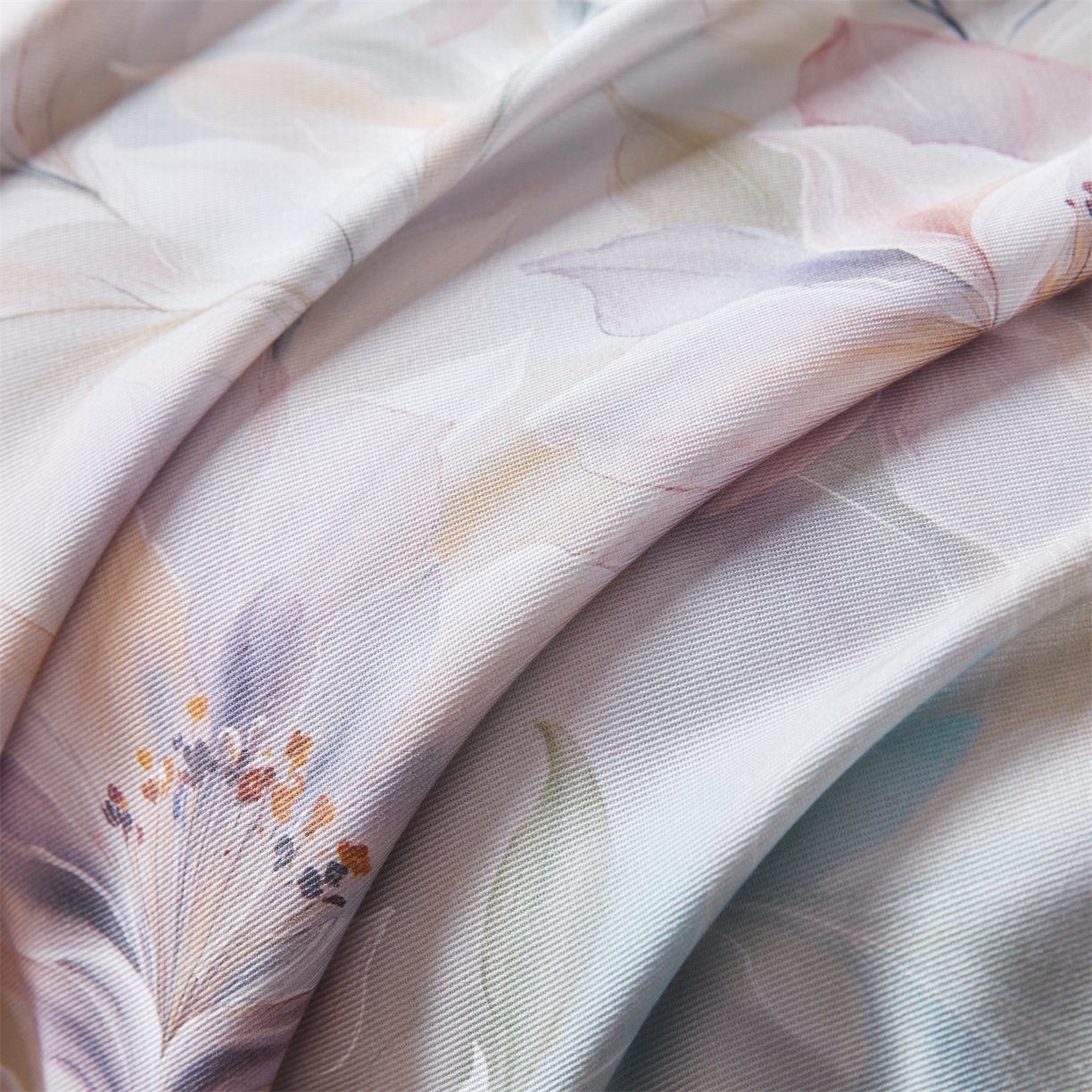 91家纺网 家纺一手货源 找家纺 舒慕家纺 2026新款天丝竹纤维凉席 芳菲-蓝