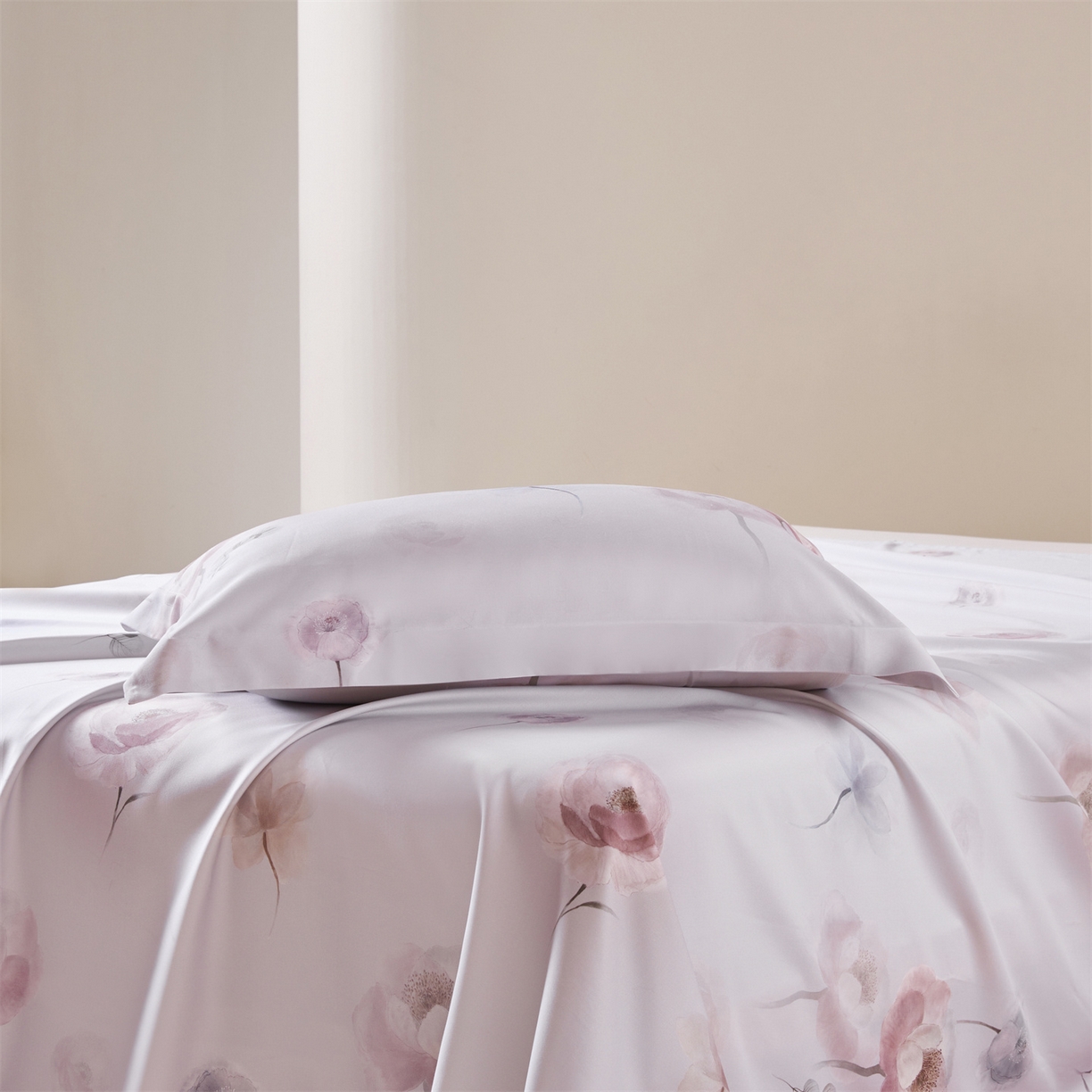 91家纺网 家纺一手货源 找家纺 舒慕家纺 2026新款天丝竹纤维凉席 花束